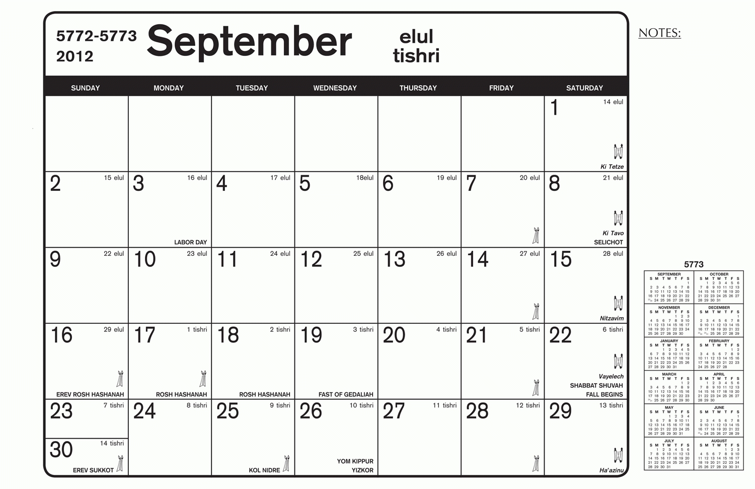Jewish Holiday Calendar 2024 - Free Printable 2024 Monthly 2024 Calendar With Jewish Holidays