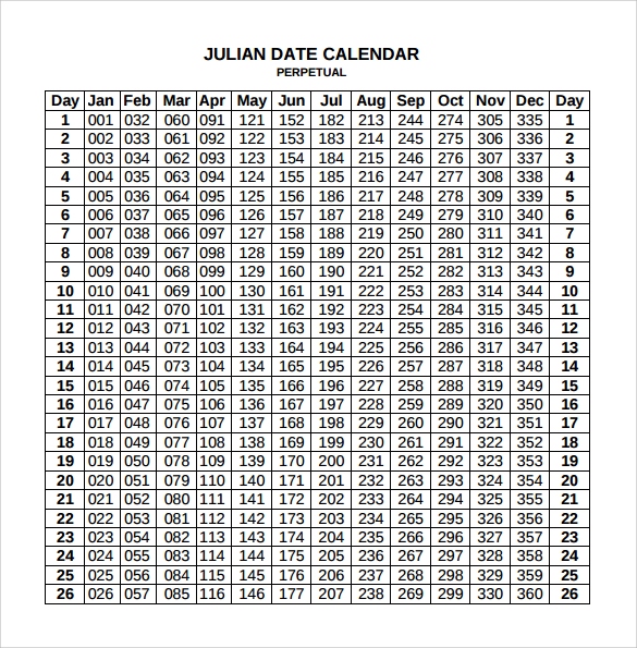 Julian Calendar 2024 - Free Printable 2024 Julian Calendar