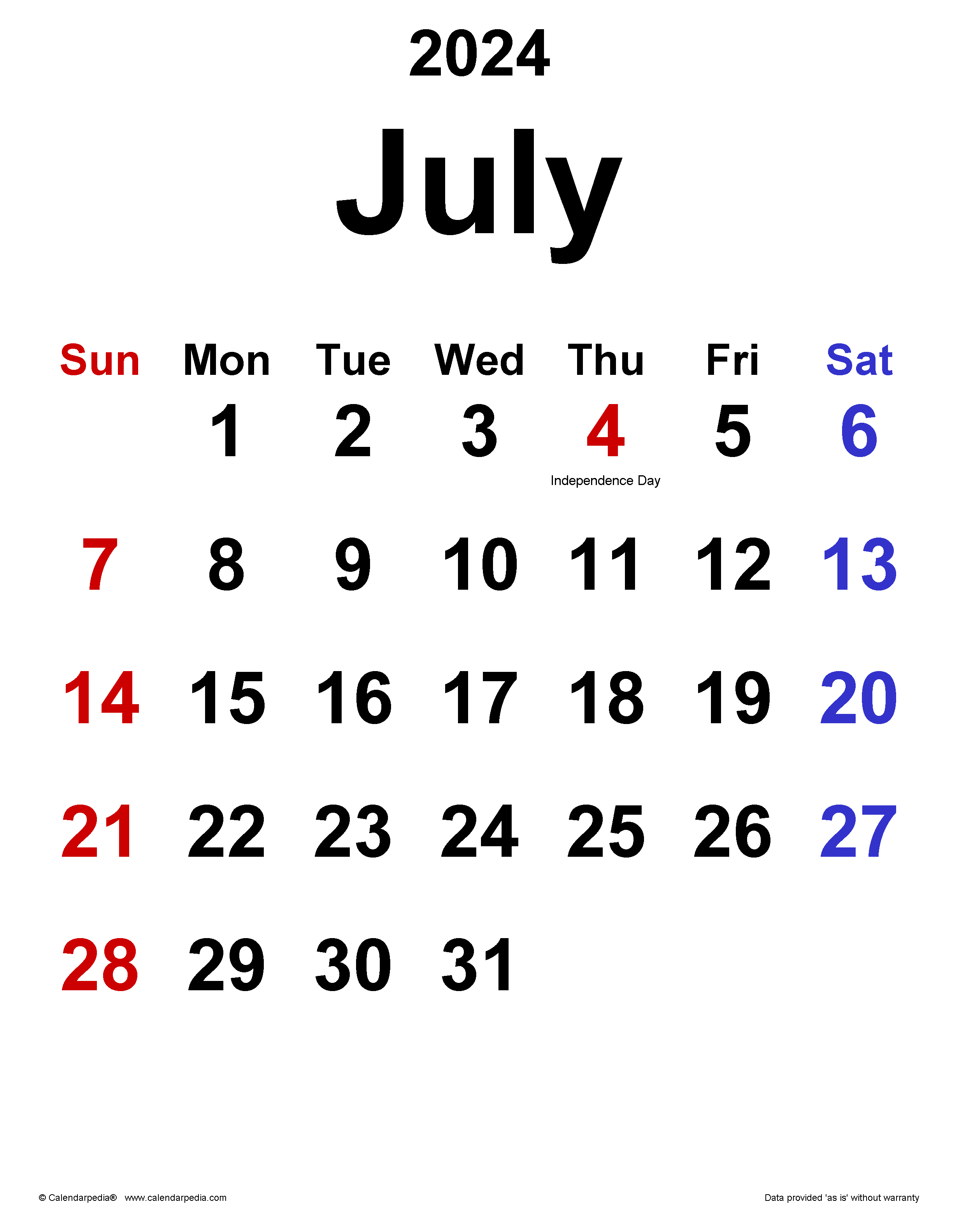 July 2024 Calendar English Best The Best Famous Calendar 2024 Canada - Free Printable 2024 Monthly Calendar With Holidays July