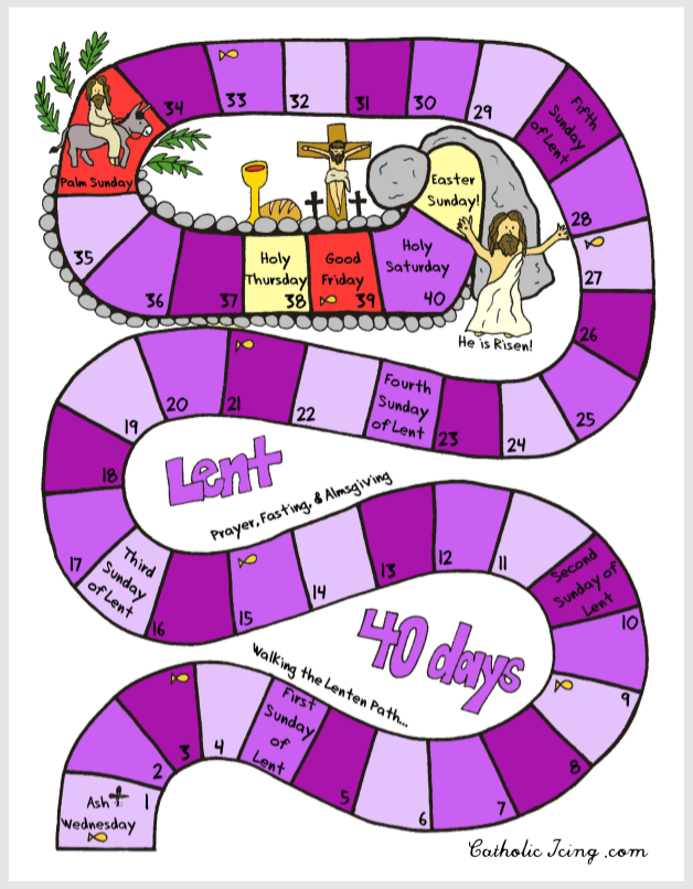 Lent 2024 Catholic Resources Ella Nikkie - Free Printable Advent Calendar 2024 For Kids Catholic