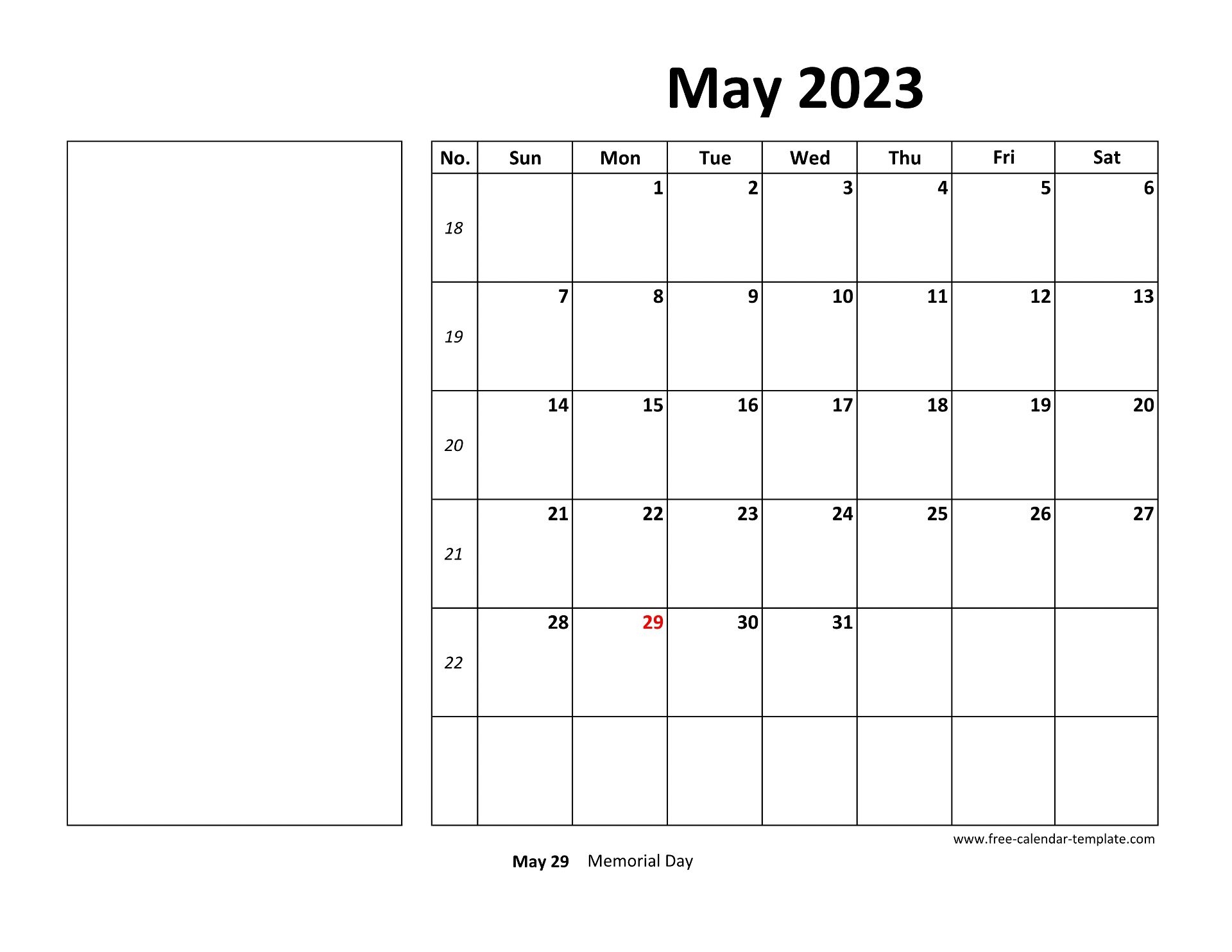 May Calendar 2024 For Kindergarten Best Ultimate Most Popular - Free Printable 2024 Calendar With Notes Section