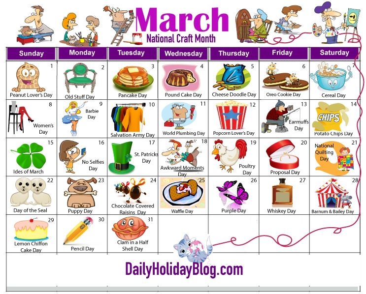 Monthly Holidays Calendars To Upload Wacky Holidays Special Day - Free Printable 2024 Monthly Calendar With Silly Holidays