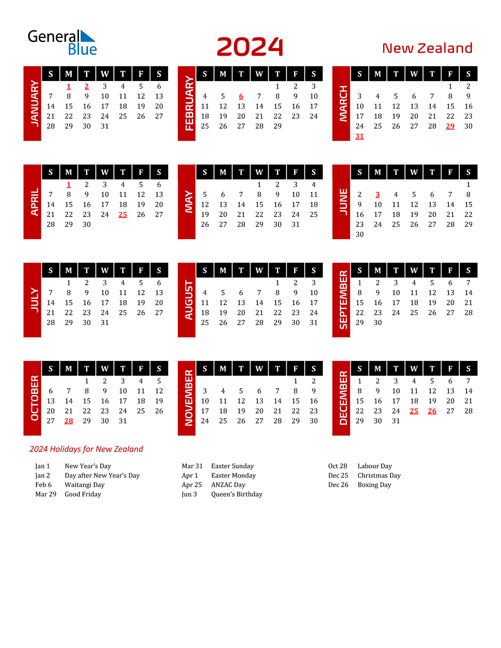 Nz Public Holidays 2024 Calendar Tamil Calendar 2024 2024 Calendar - Free Printable 2024 Calendar With Holidays Nz