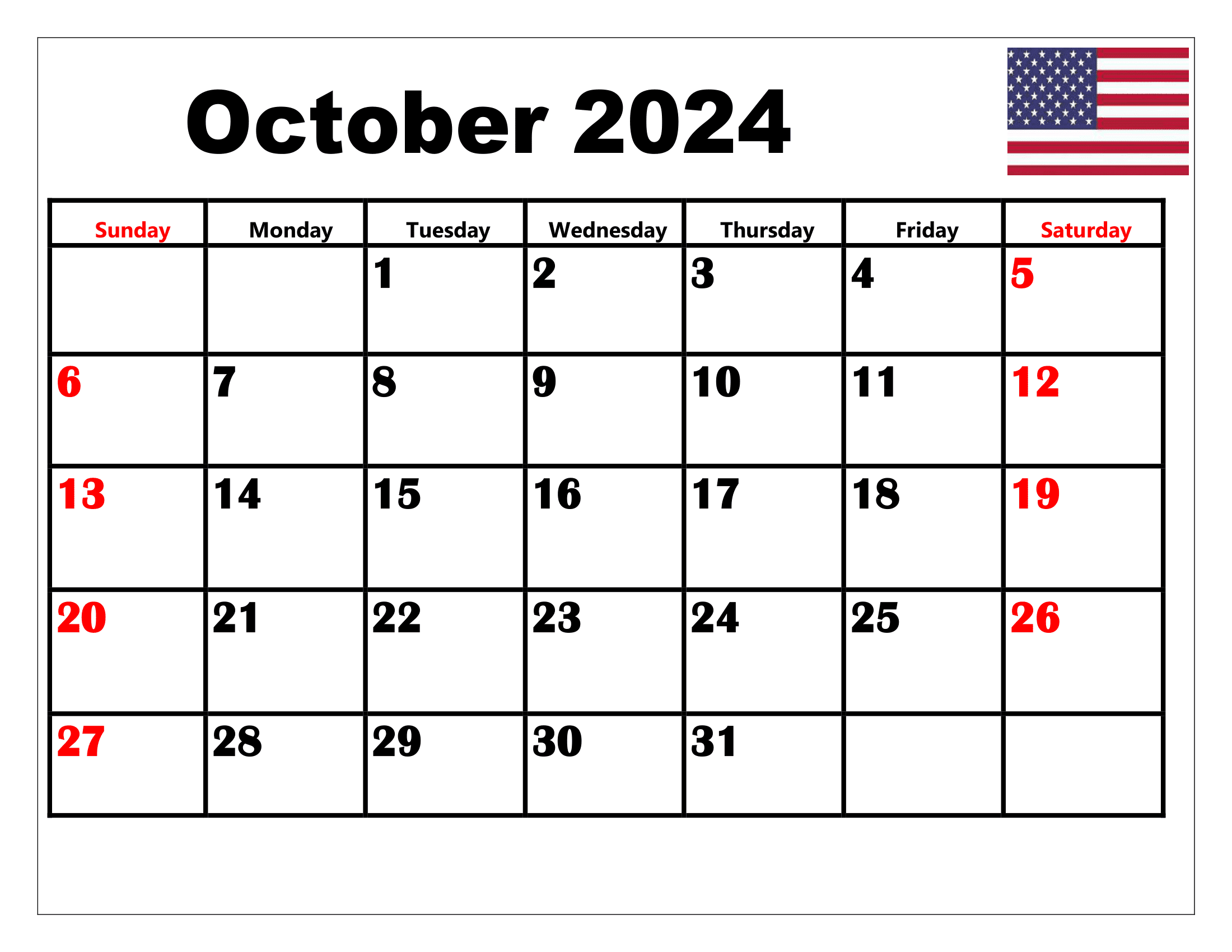 October 2024 Calendar Printable Pdf Free Templates With Holidays intended for Free Printable Appointment Calendar October 2024