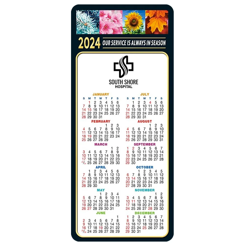 Our Service Is Always In Season 2024 E-Z 2 Stick Magnetic Calendar with regard to Free Printable Calendar 2024 Bookmark