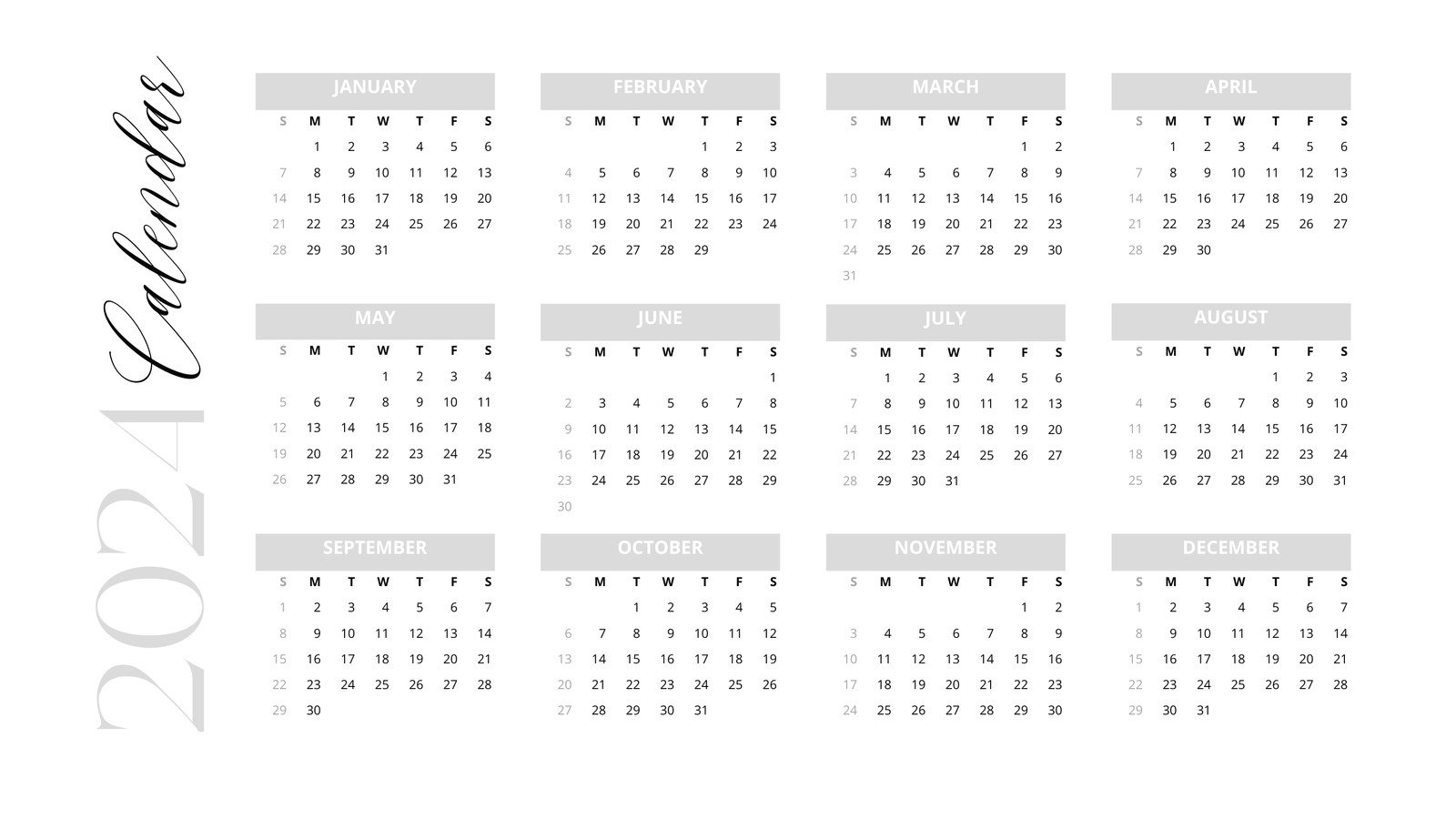 Page 2 - Free, Printable, Customizable Monthly Calendar Templates throughout Free Printable Calendar 2024 Minimalist