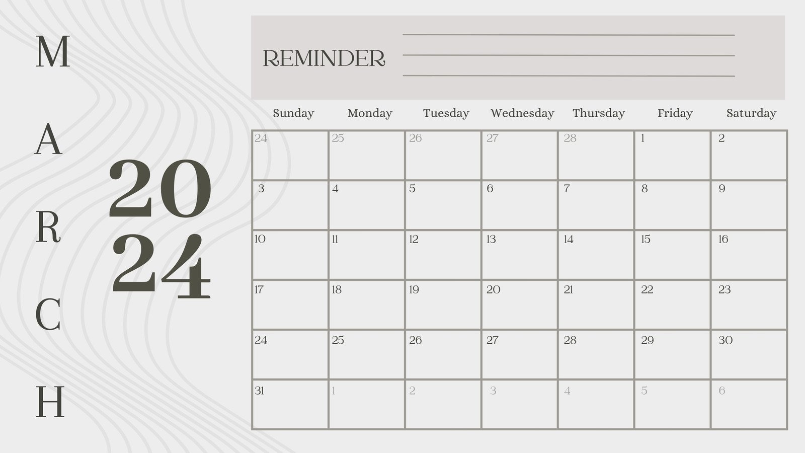 Page 7 - Free, Printable, Customizable Monthly Calendar Templates within Free Printable Calendar 2024 Customizable