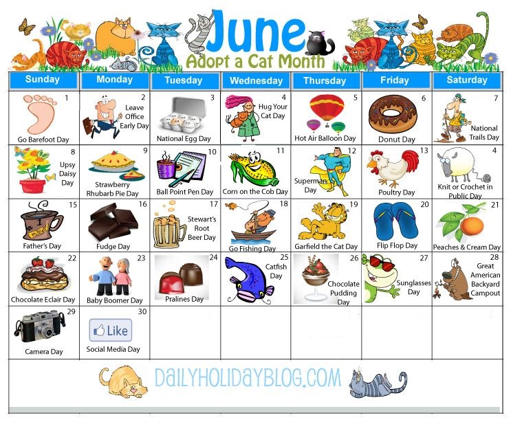 Pin On Recepies - Free Printable 2024 Monthly Calendar With Silly Holidays