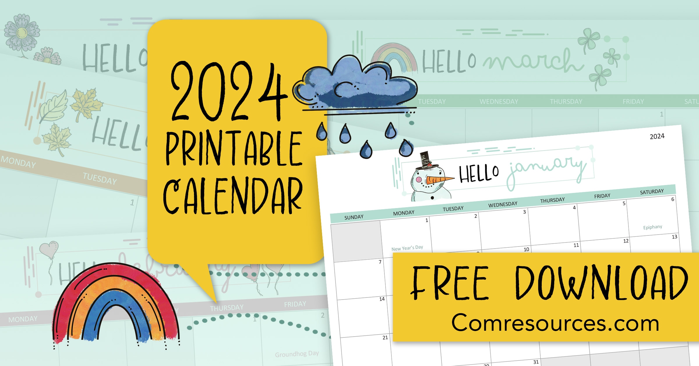 Printable 2024 Church Calendar | Churchart Blog in Free Printable Calendar 2024 With Scripture