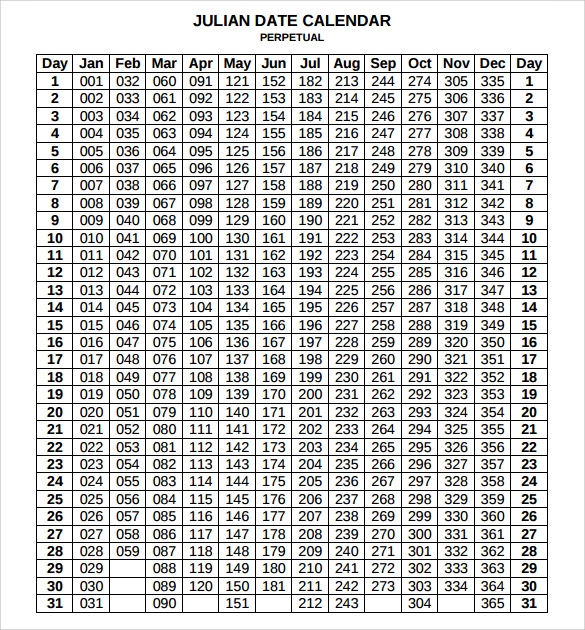 Printable Julian Calendar Printable World Holiday - Free Printable 2024 Calendar With Julian Dates