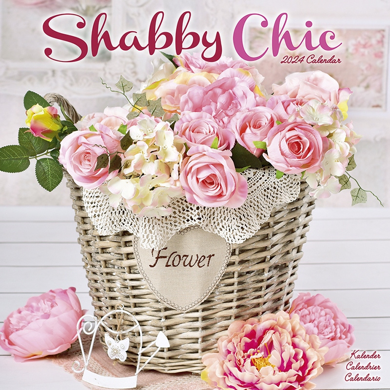 Shabby Chic Kalender 2024 Kopen Bestel Eenvoudig Online - Free Printable 2024 Calendar Shabby Chic