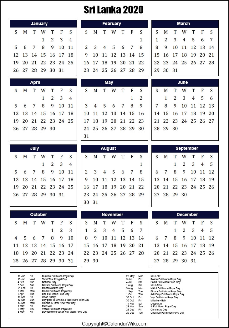 Sri Lanka Calendar 2024 With Holidays Calendar 2024 Ireland Printable - Free Printable 2024 Calendar With Holidays Sri Lanka