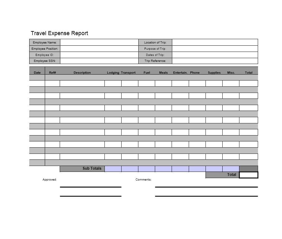 Travel Expense Form FREE DOWNLOAD Aashe - Free Printable 2024 Travel Expense Calendar
