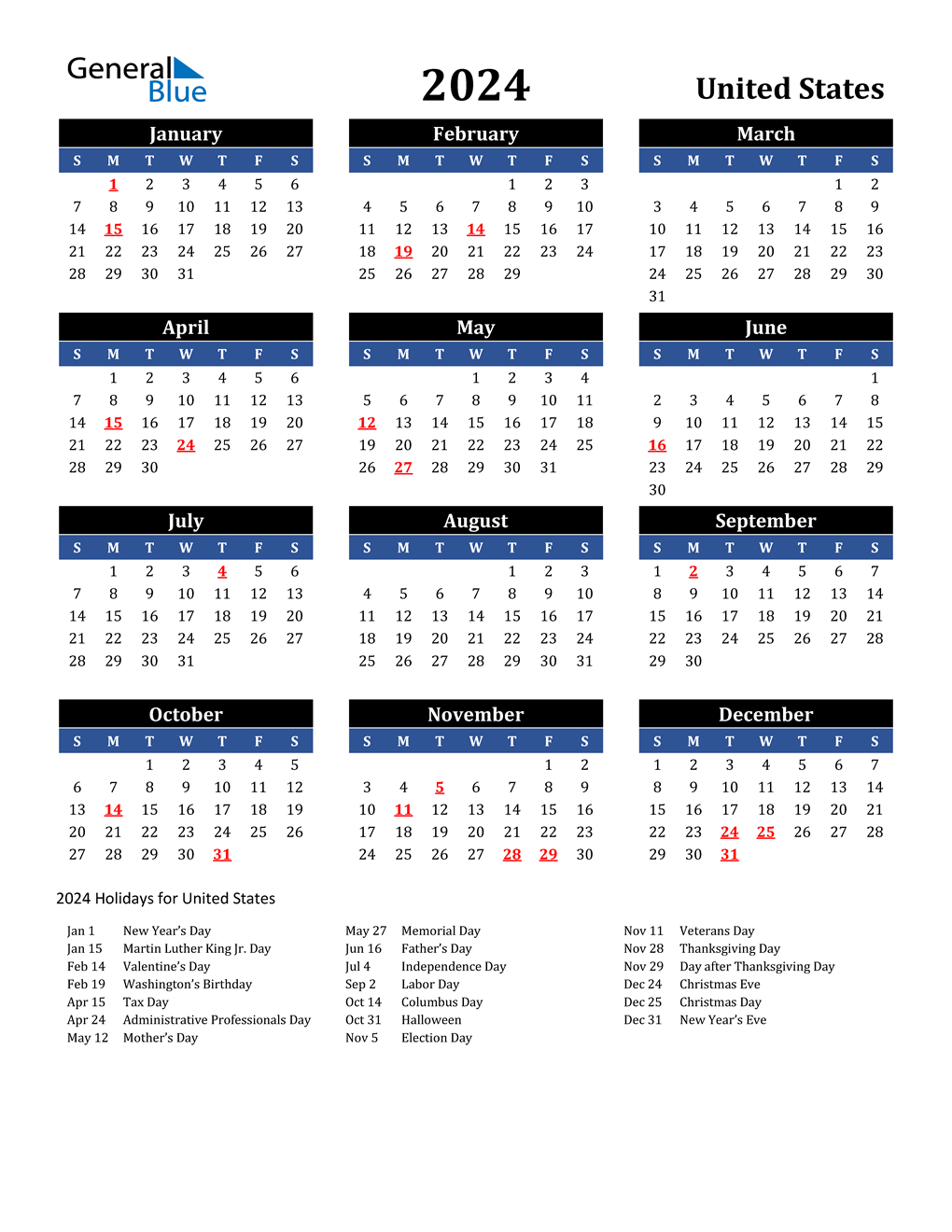 Usa Calendar 2024 With Holidays Nfl 2024 Schedule - Free Printable 2024 Monthly Calendar With Holidays Usa