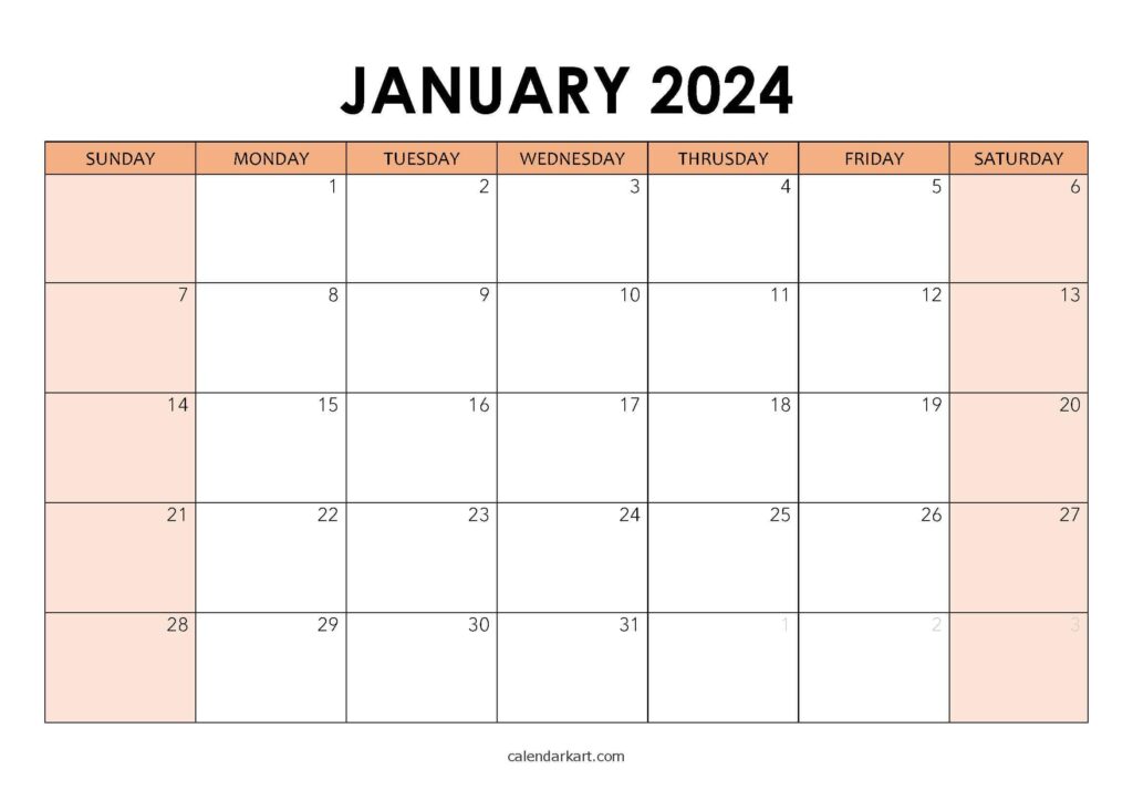 Free Printable Calendar 2024 Monthly Word | Printable Calendar