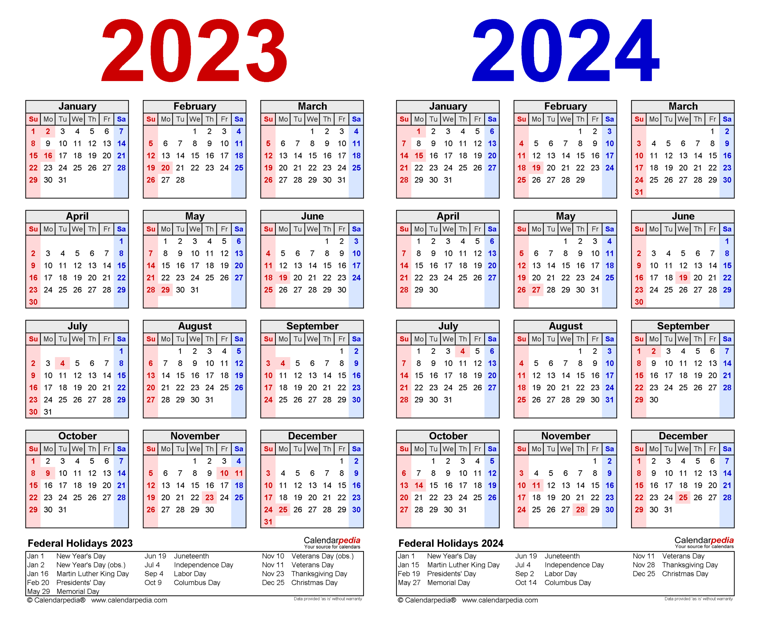 2023-2024 Two Year Calendar - Free Printable Pdf Templates regarding Free Printable Calendar 2024/23
