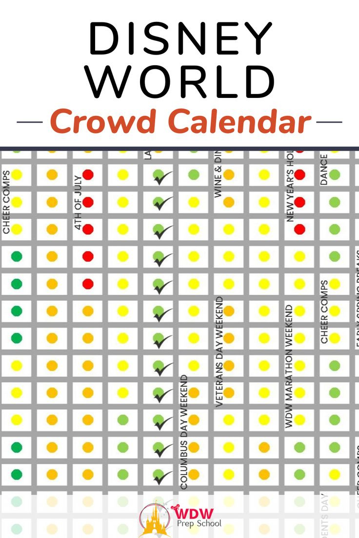 2024 &amp;amp; 2025 Disney World Crowd Calendar (Best Times To Go within July Disney World Crowd Calendar 2024