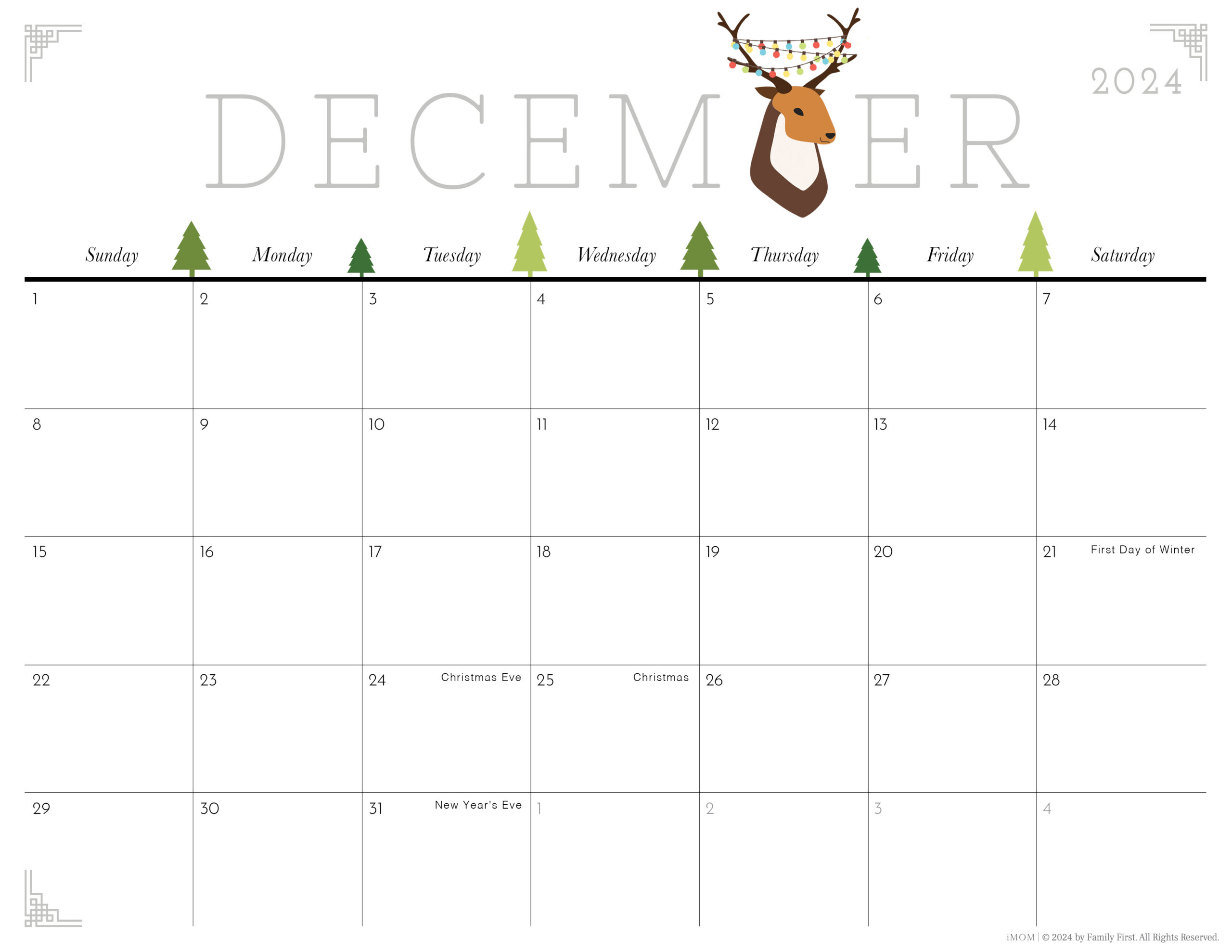 2024 Cute Printable Calendars For Moms - Imom pertaining to Free Printable Calendar 2024 Cute With Holidays