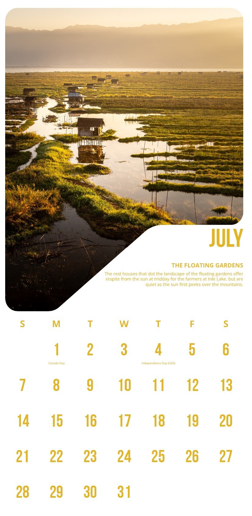 2024 &amp;quot;Moments Of Myanmar&amp;quot; Calendar — Dustin Main&amp;#039;S A Skinny Escape throughout July 2024 Myanmar Calendar