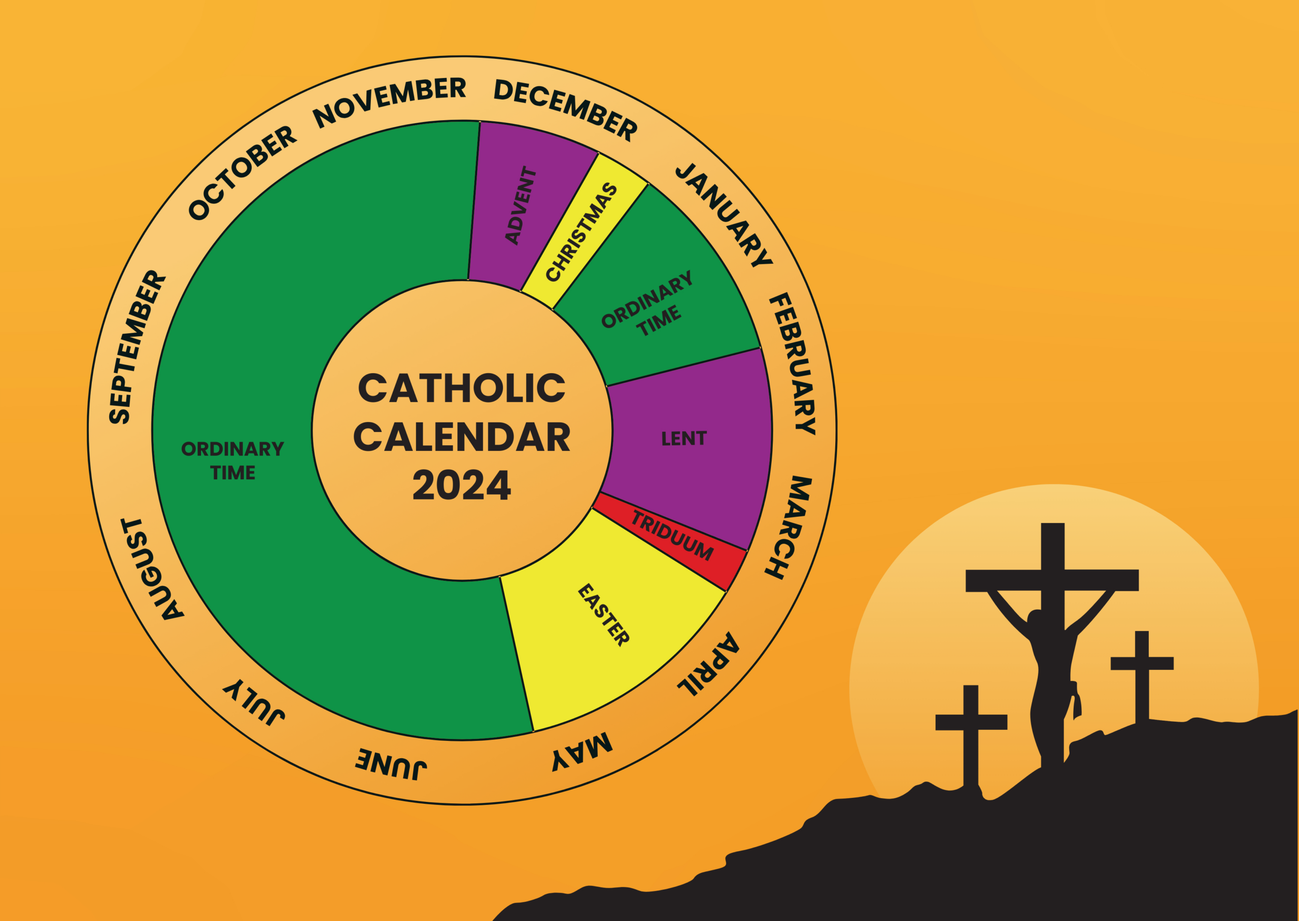 Catholic Calendar 2024 Template - Edit Online &amp;amp; Download Example in Liturgical Calendar July 2024