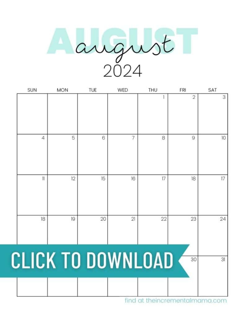 Cute Printable Calendars For 2024 (Free Monthly Templates) - The throughout Free Printable Calendar 2024 Cute Vertical