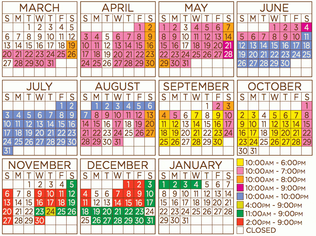 Dollywood Operating Calendar 2024 - Calendar Template Printable in Dollywood Crowd Calendar July 2024