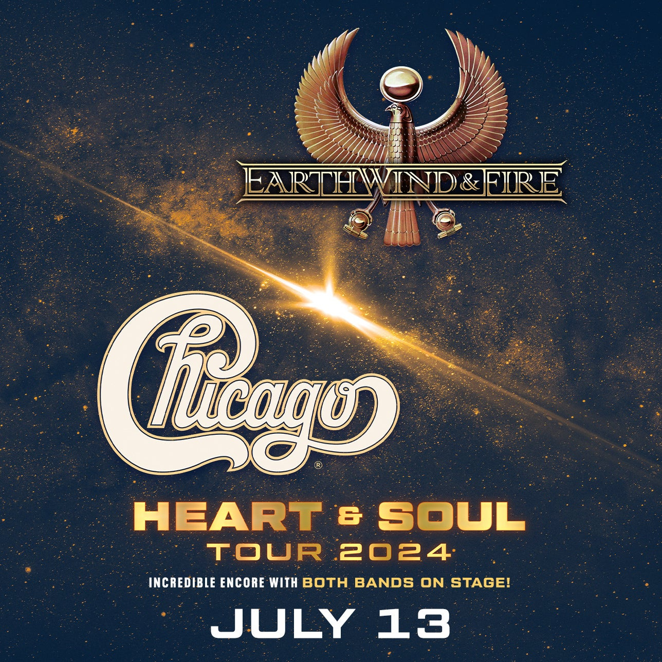 Earth, Wind &amp;amp; Fire And Chicago July 13, 2024 | Xcel Energy Center intended for Chicago Calendar of Events July 2024