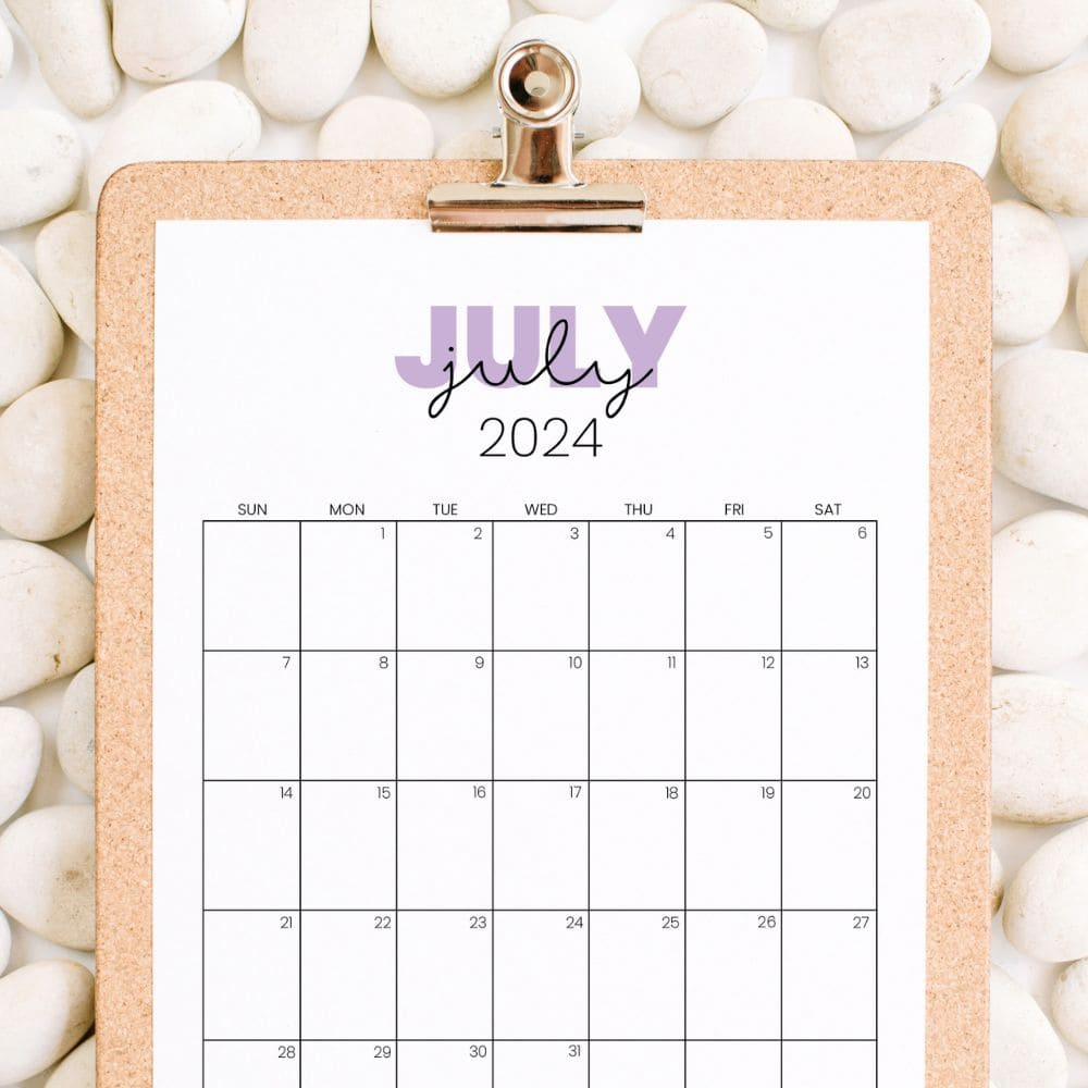 Free 2024 Monthly Calendar Printable Templates - The Incremental Mama with Free Printable Calendar 2024 Monthly