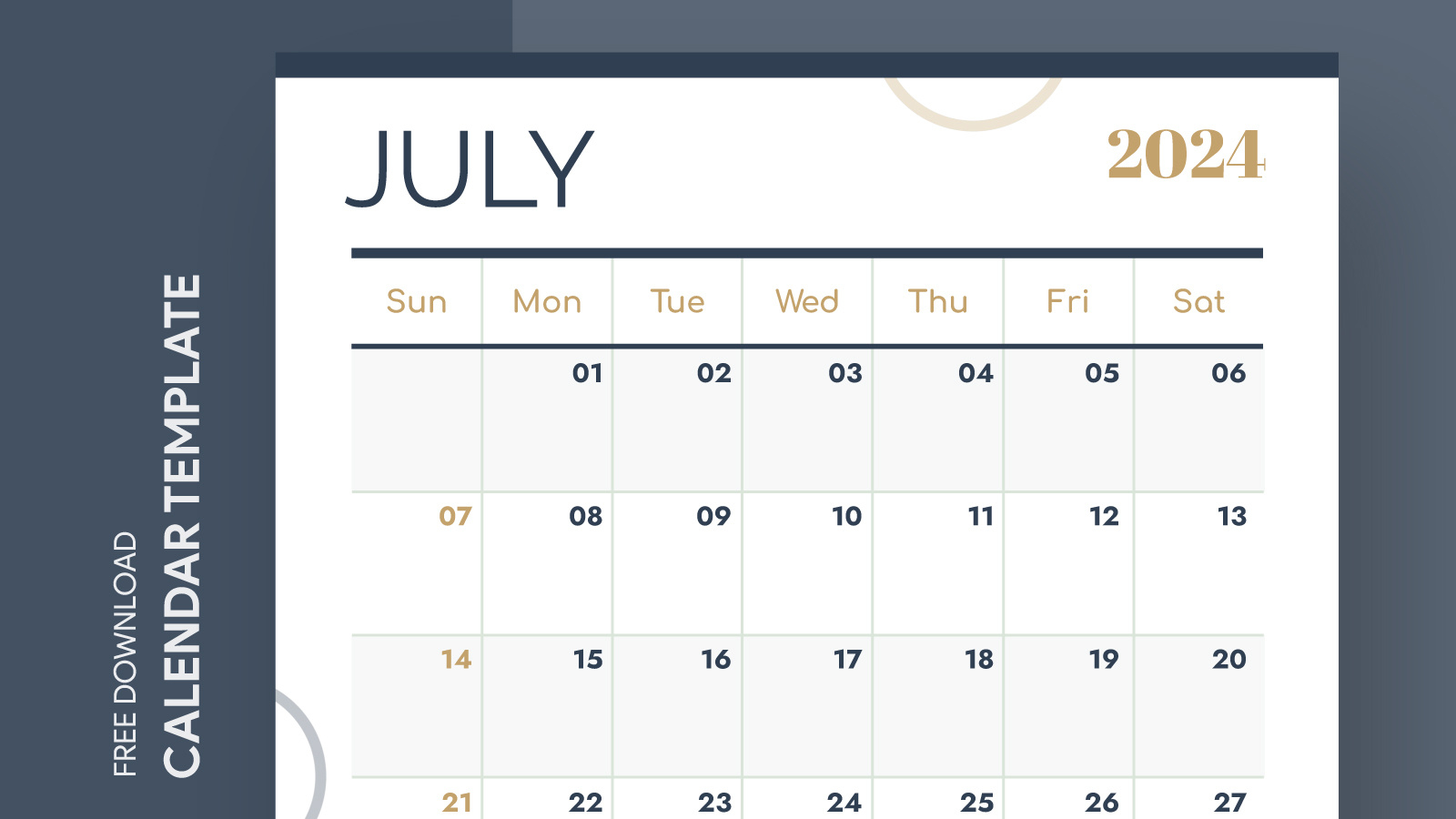 July 2024 Calendar Free Google Docs Template - Gdoc.io with regard to July 2024 Calendar Word Doc