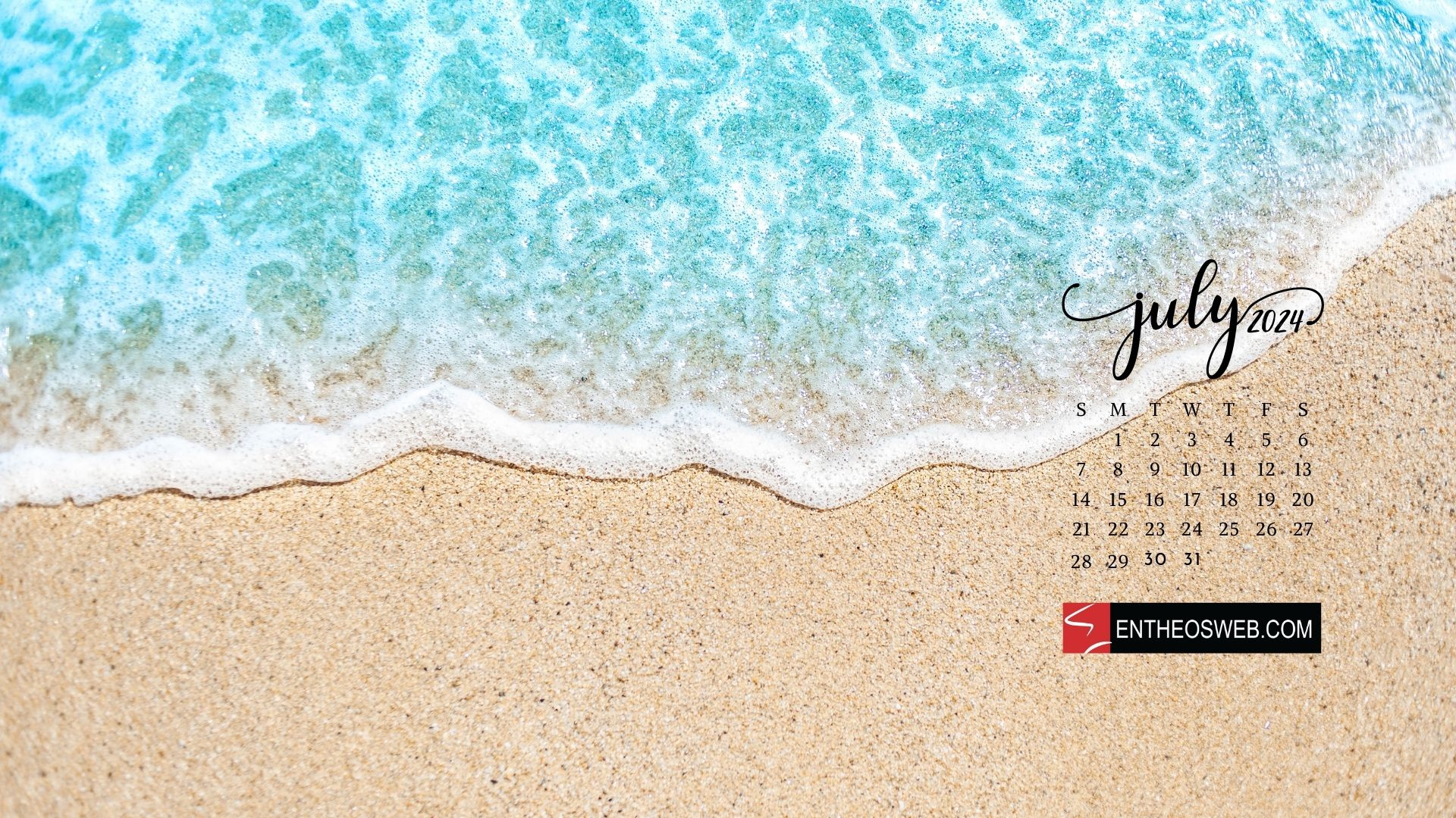 July 2024 Desktop Wallpaper Calendar | Entheosweb in July 2024 Calendar Screensaver