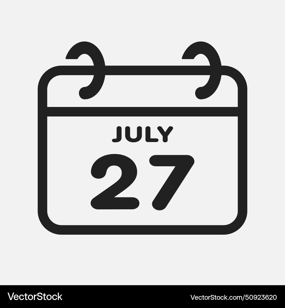 July 27 Calendar Vector Images (89) pertaining to Calendar Emoji July 27 2024