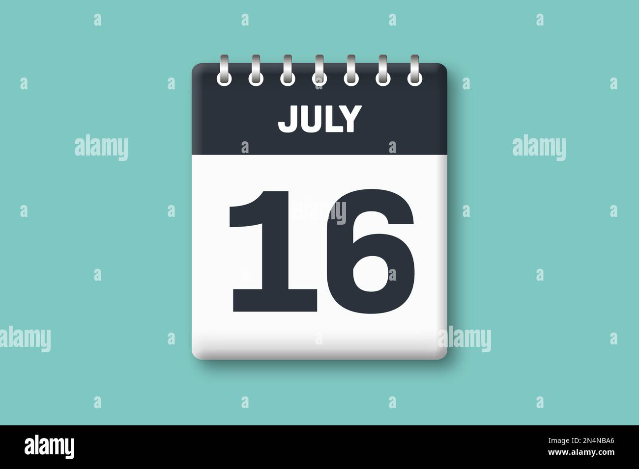 July Calendar Page Hi-Res Stock Photography And Images - Page 5 inside Calendar Emoji July 16 2024
