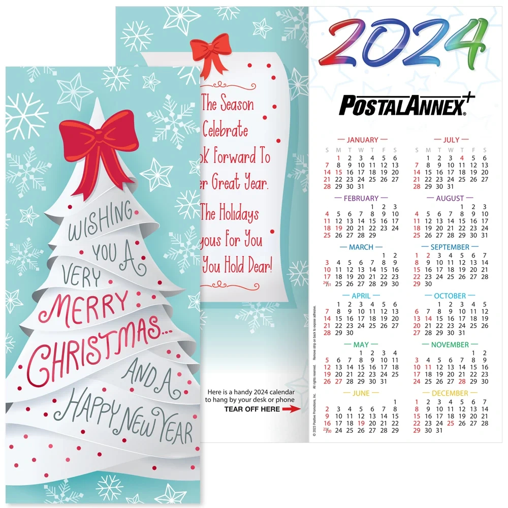 Merry Christmas 2024 Gold Foil-Stamped Holiday Greeting Card Calendar pertaining to Christmas in July Calendar 2024