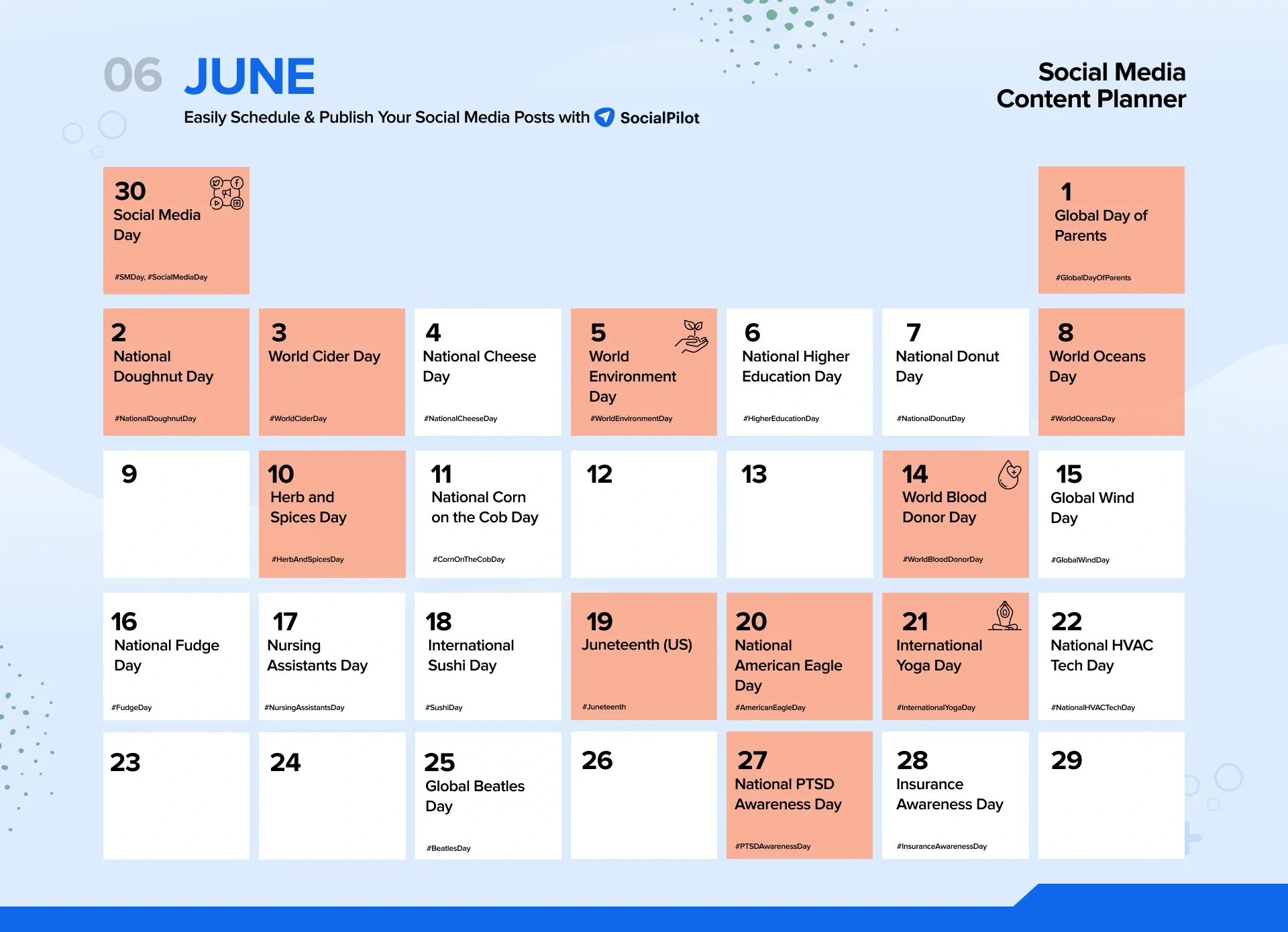 Social Media Holiday Calendar For 2024 with regard to Social Media Calendar July 2024