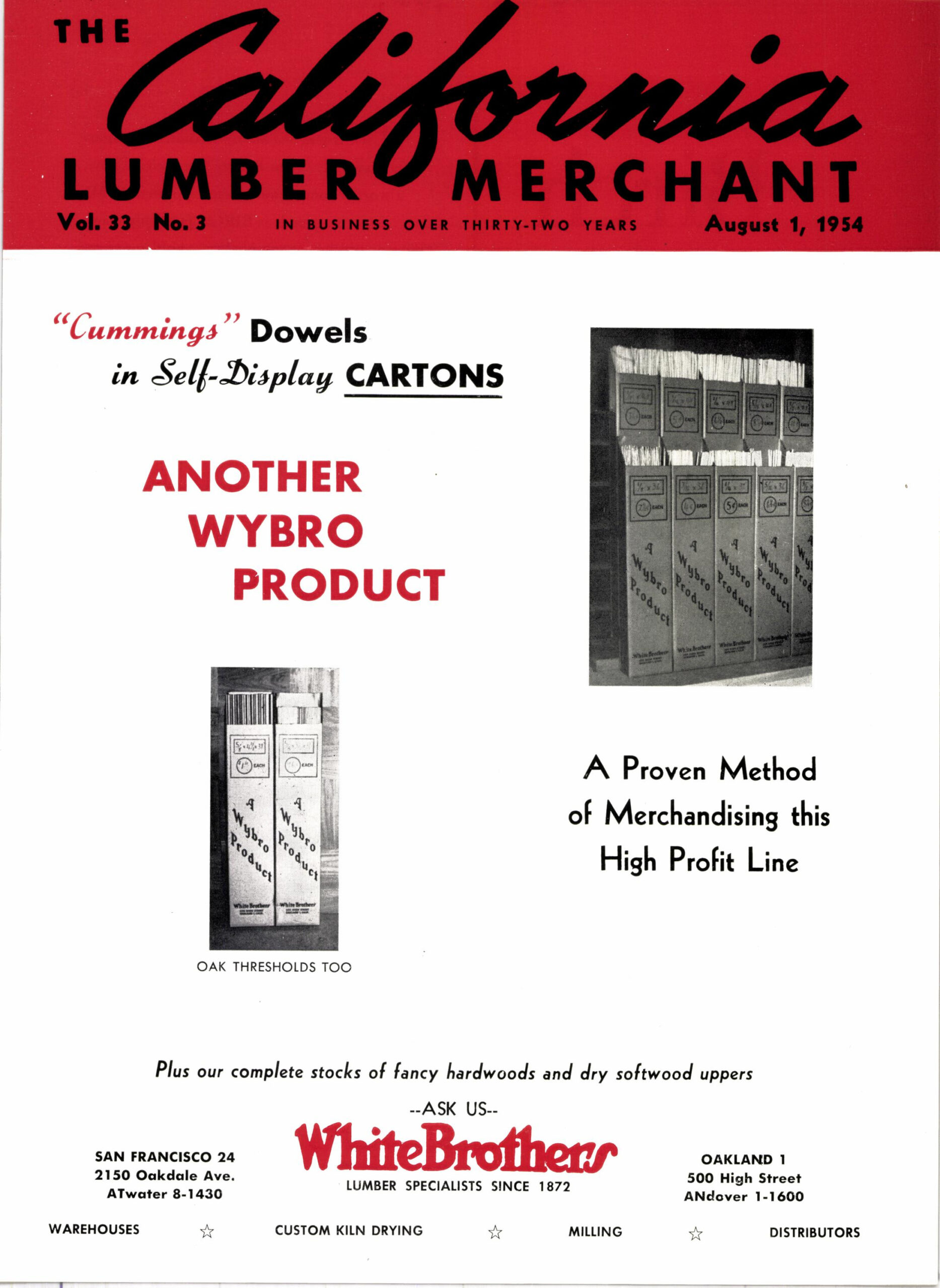 The California Lumber Merchant - August 1954526 Media Group pertaining to Free Printable Calendar 2024 Winmix