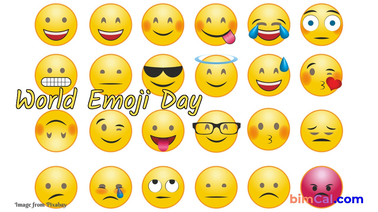 World Emoji Day 2024 intended for Calendar Emoji July 9 2024