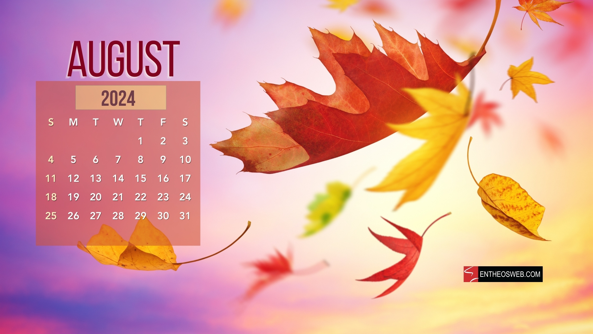 August 2024 Desktop Wallpaper | Entheosweb regarding August 2024 Desktop Calendar