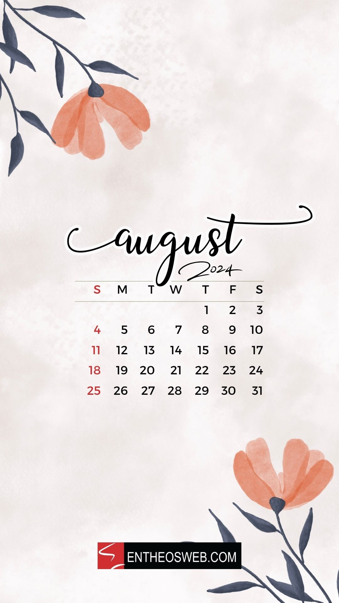 August 2024 Mobile Phone Backgrounds | Entheosweb pertaining to August 2024 Calendar Wallpaper