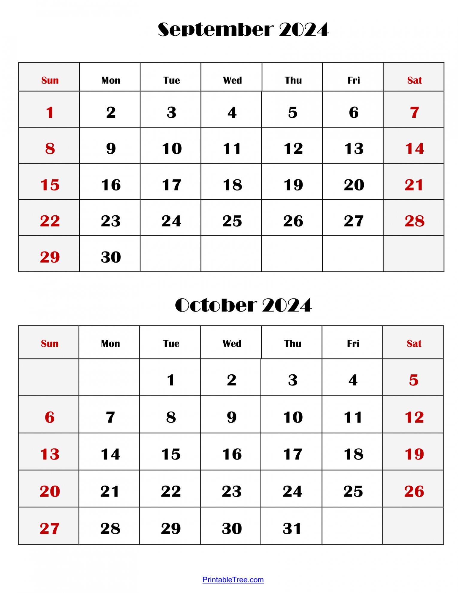 Calendar September October 2024 throughout August September October 2024 Calendar