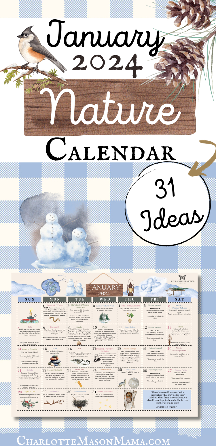 January 2024 Nature Calendar for Free Printable Calendar 2024 Nature