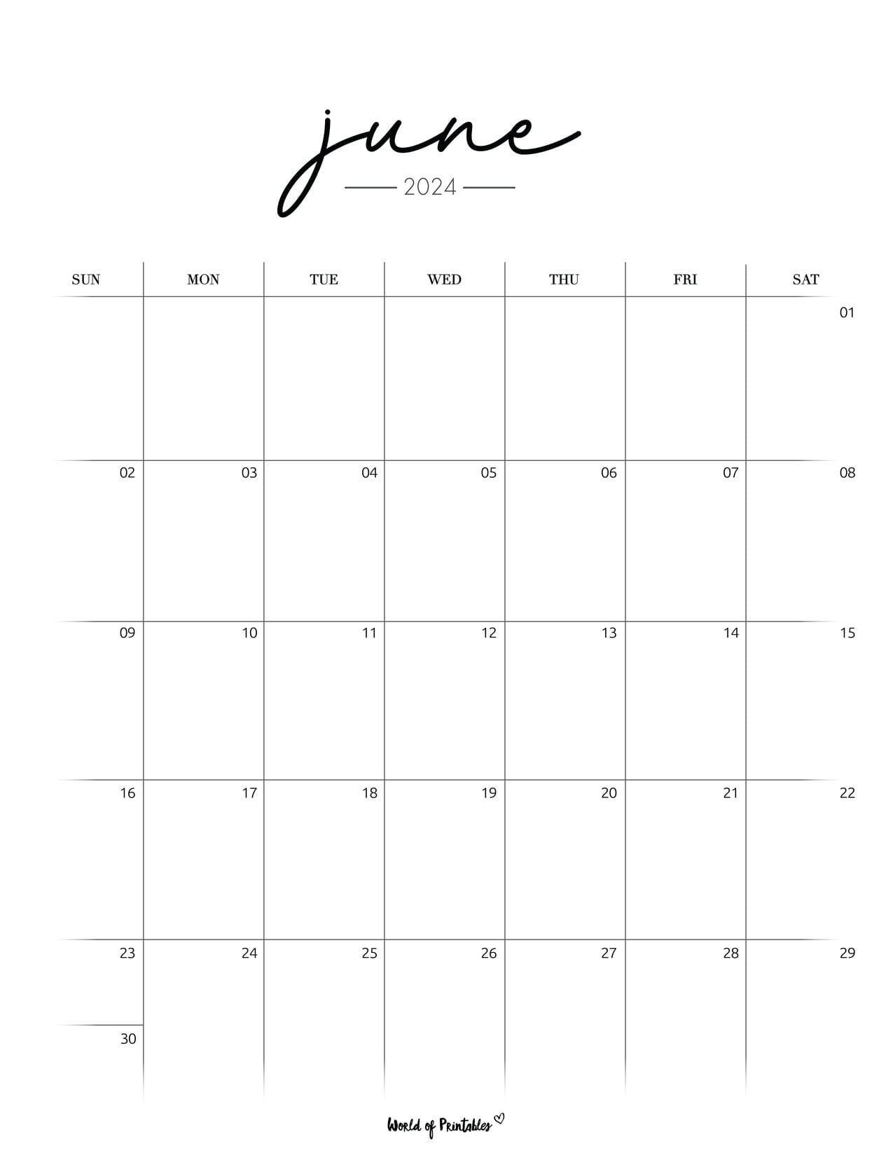 June 2024 Calendar Aesthetic | July Calendar, Calendar Design pertaining to Free Printable Calend June 2024 Pinterest