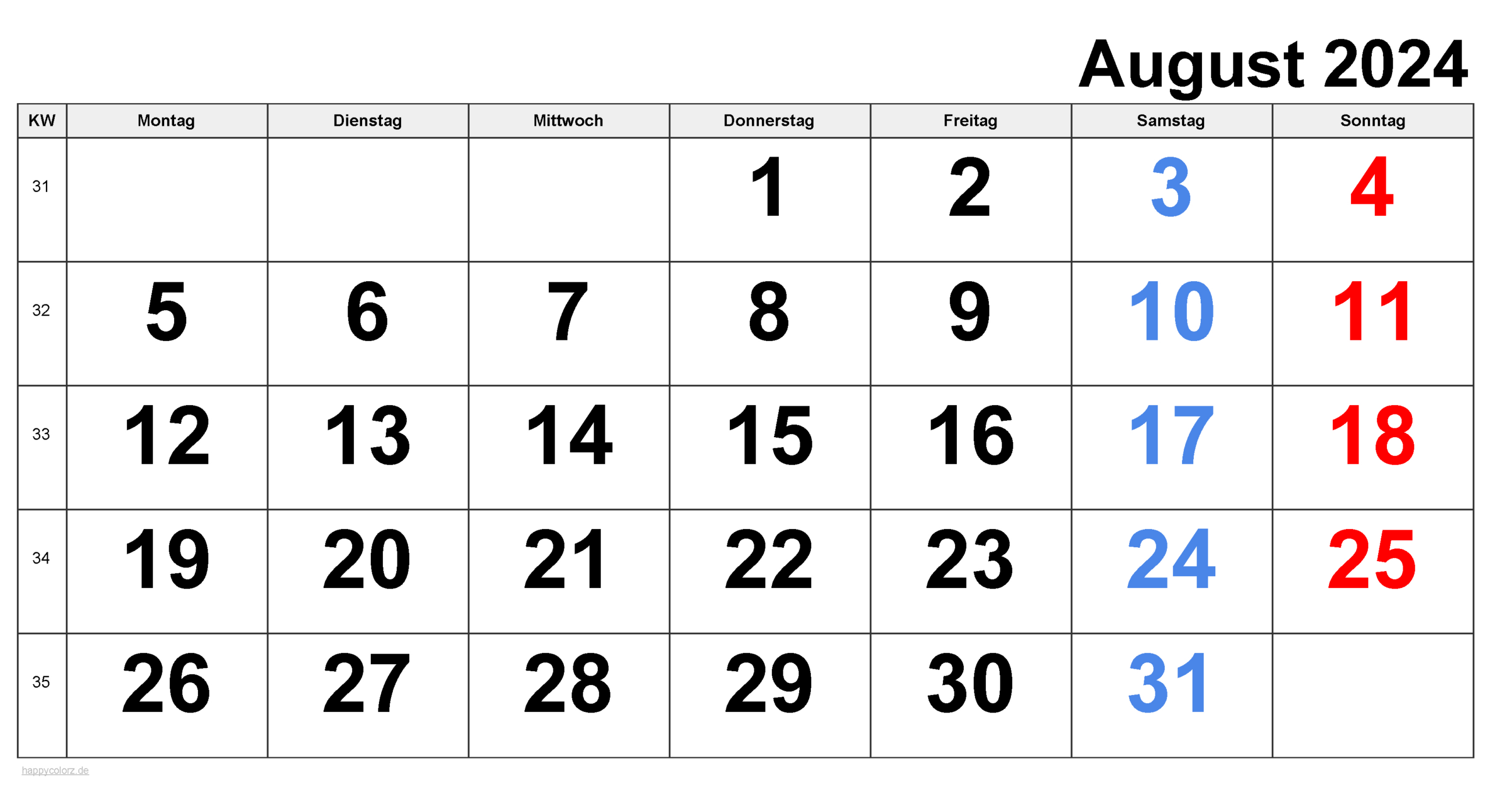 Kalender Monate 2024 Als Pdf, Excel Und Bild Datei Kostenlos Zum regarding August 2028 Calendar