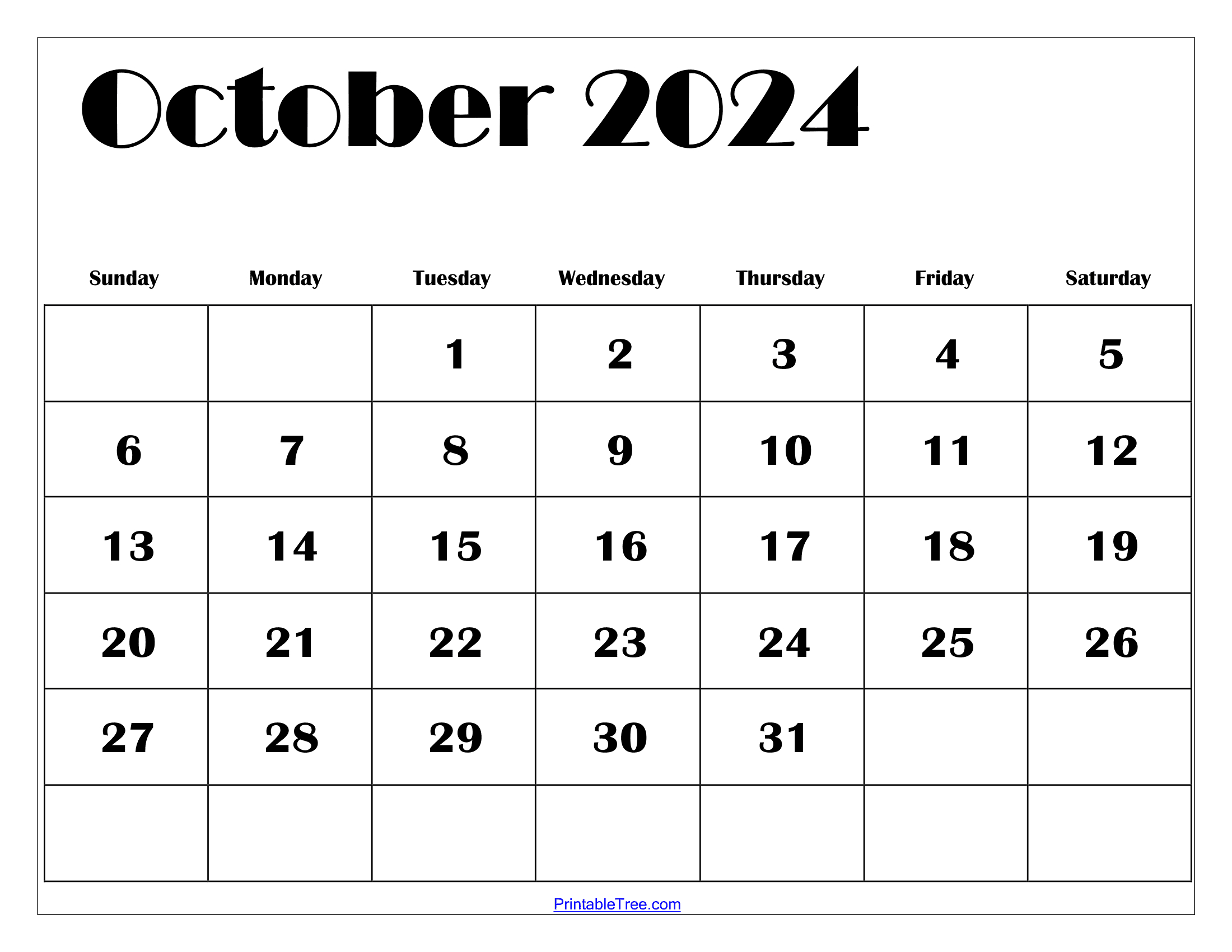 October 2024 Calendar Printable Pdf Free Templates With Holidays within August September October Calendar 2024 Printable