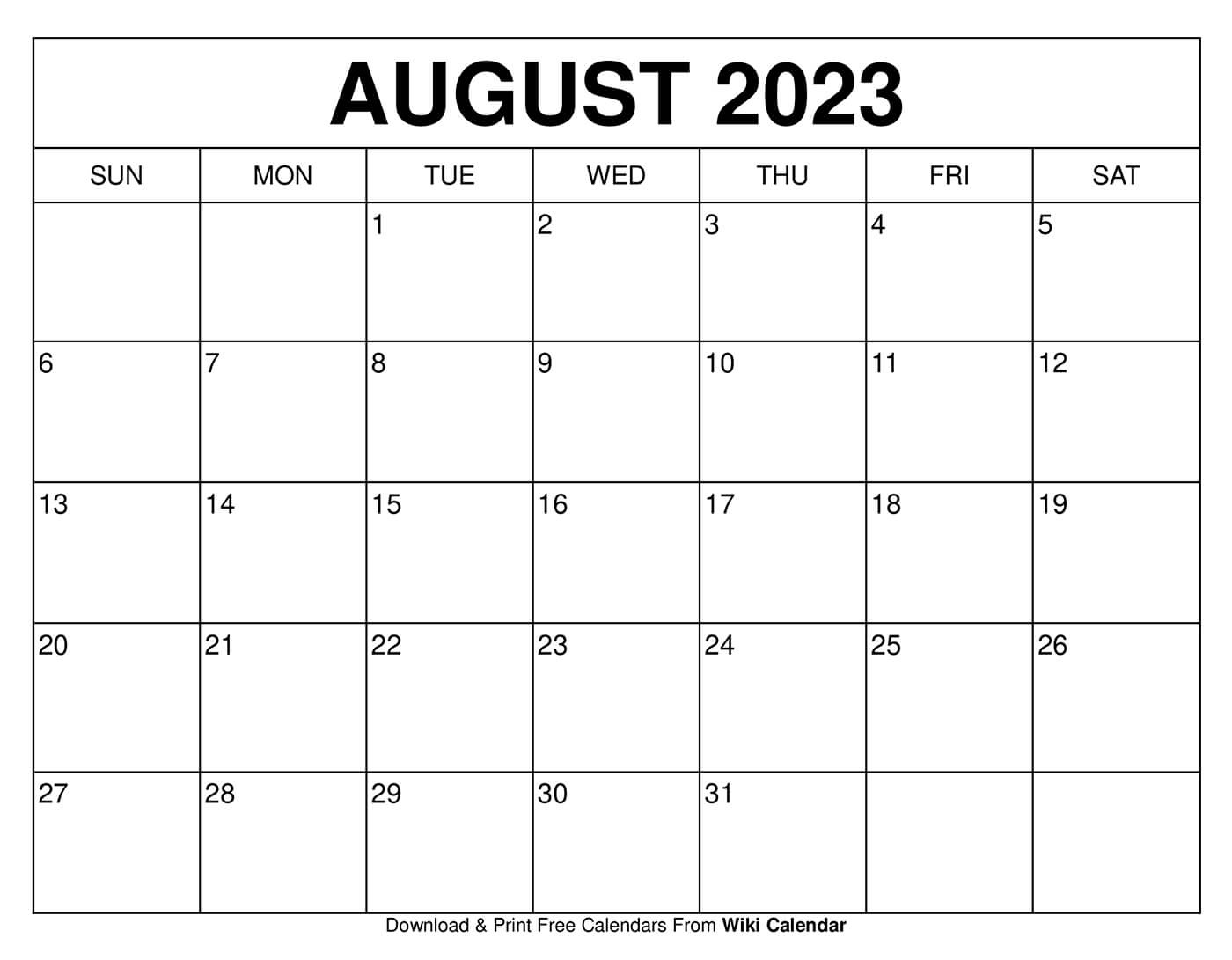 Printable August 2024 Calendar Templates With Holidays pertaining to Wiki Calendar August 2024