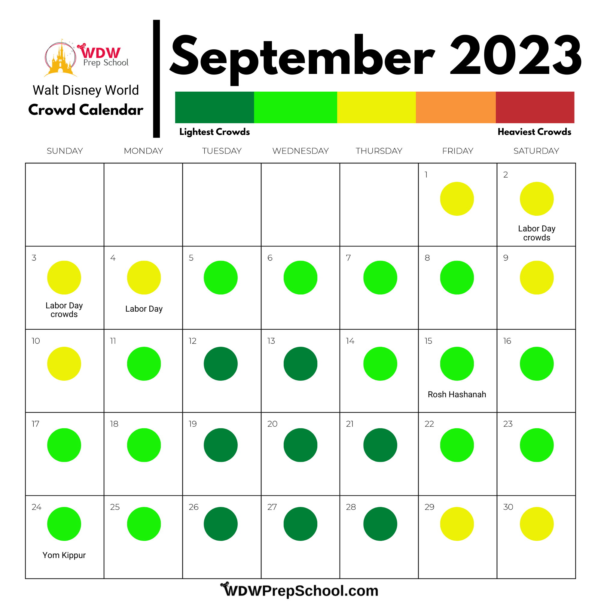 Complete Guide To Disney World In September (2024) inside Disney Crowd Calendar September 2024