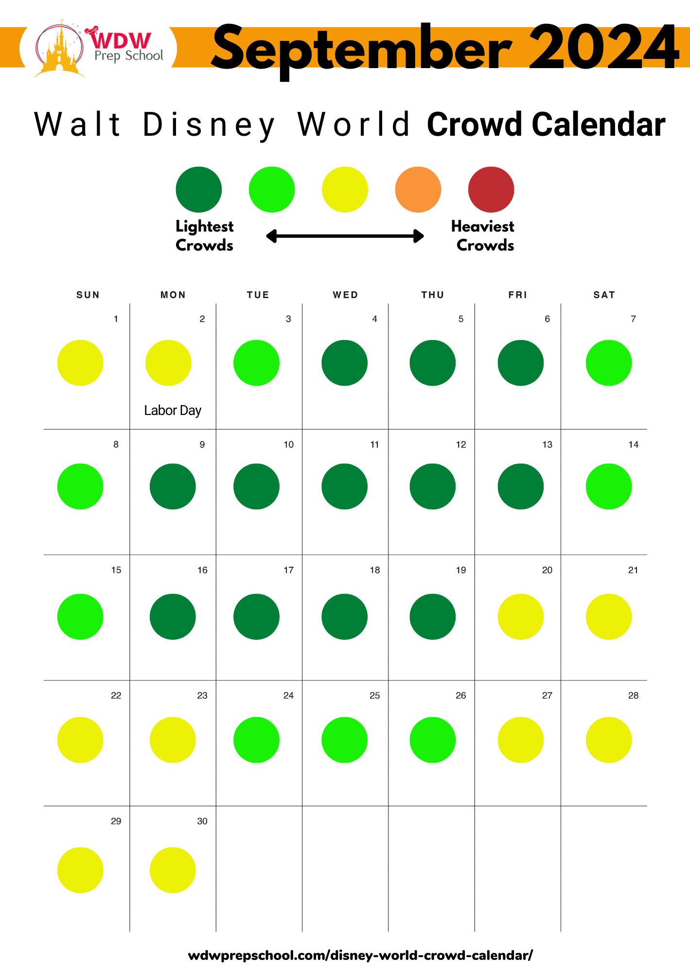 Complete Guide To Disney World In September (2024) within Disney World Crowd Calendar September 2024