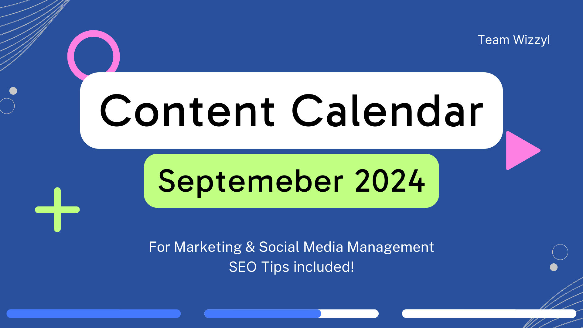 Content Calendar For September 2024 with September Social Media Calendar 2024