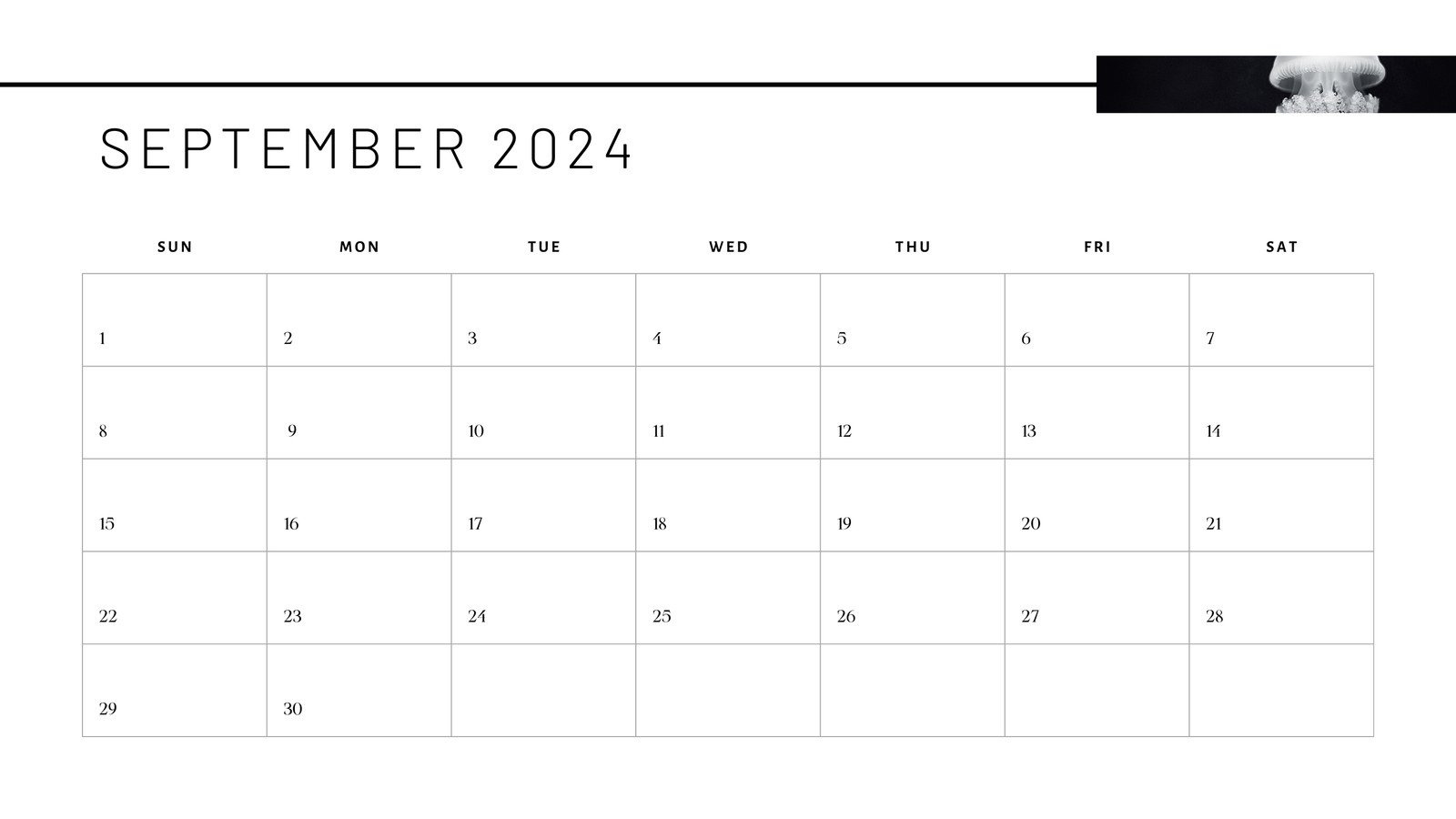 Free Printable September 2024 Calendar Templates | Canva inside September Calendar 2024 Template