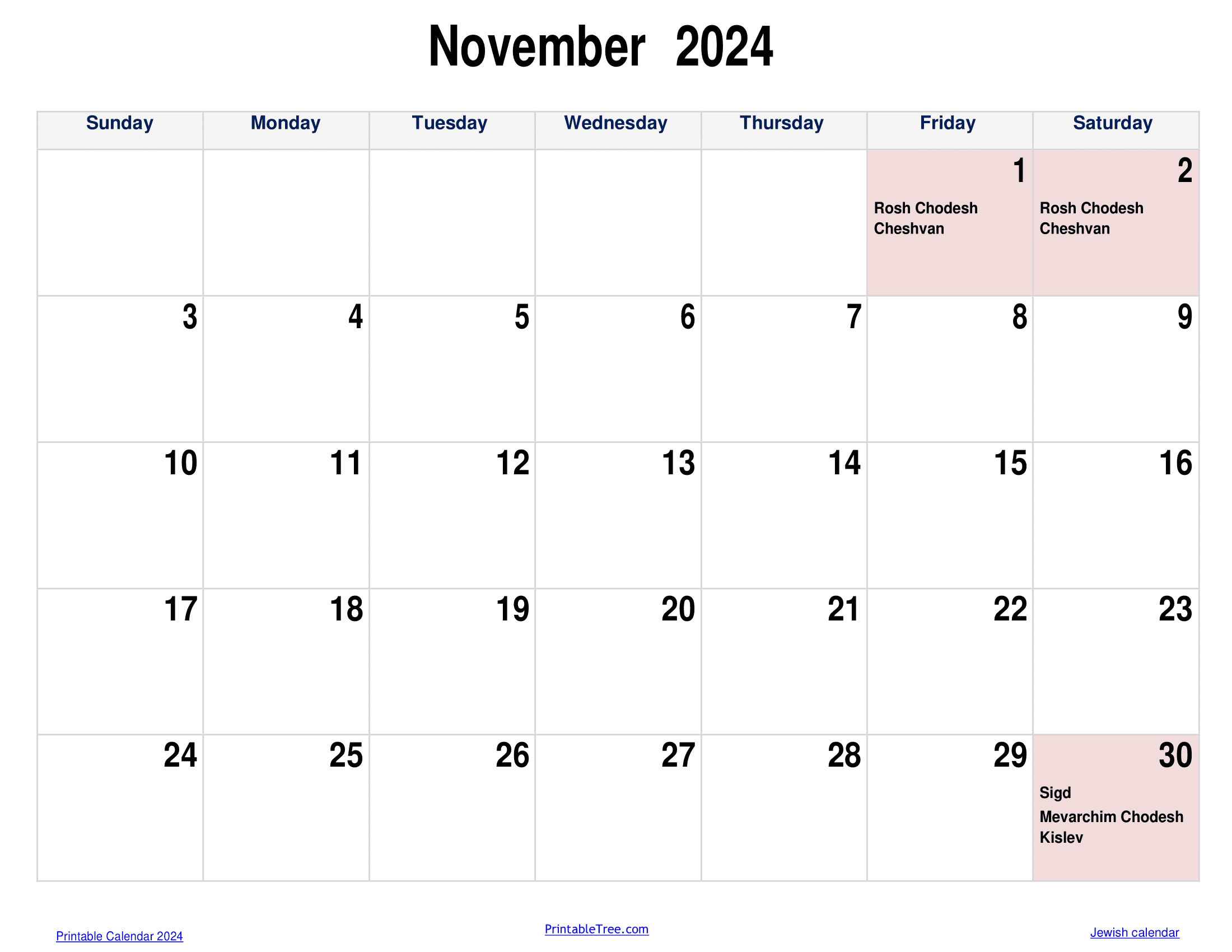 Jewish Calendar 2024, 2025 Pdf Templates With Jewish Holidays Lists in Jewish Calendar For September 2024