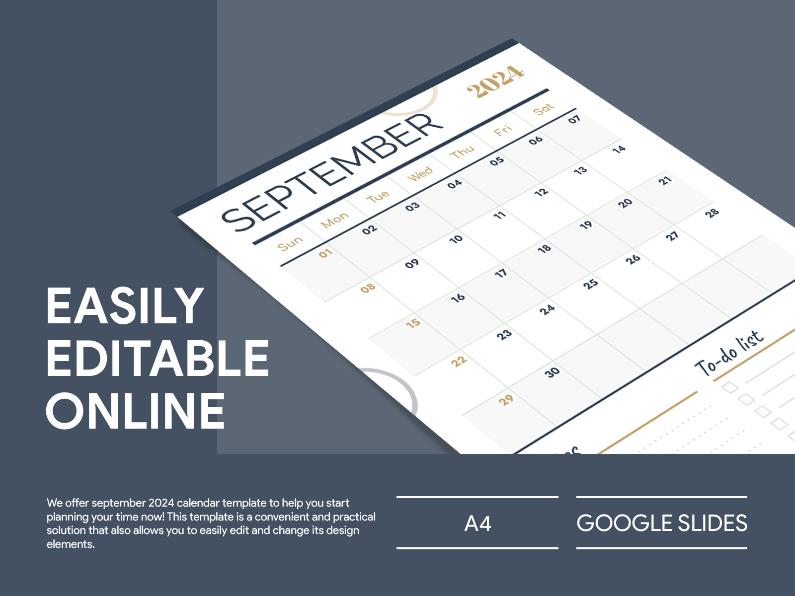 September 2024 Calendar Free Google Docs Templatefree Google with Google September 2024 Calendar